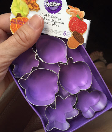 Fall leaf cookie cutters